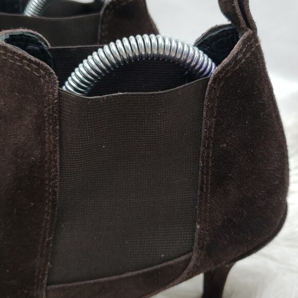 PEDRO GARCIA ANKLE BOOTIES BROWN SUEDE SIZE 39 - Picture 4 of 16